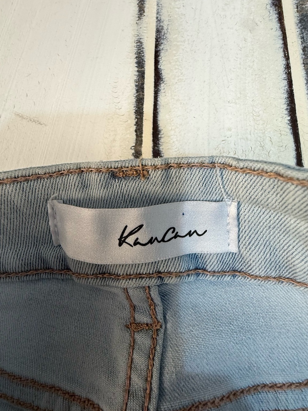 KanCan Light Blue High-Rise Ankle Skinny Jeans 3/25 - Picture 6 of 13